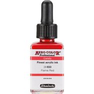 Schmincke Aero Color 033 Flame Red 28 ml Akrilik Mürekkep