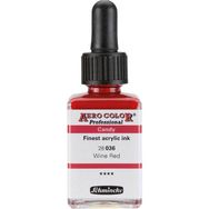 Schmincke Aero Color 036 Wine Red 28 ml Akrilik Mürekkep