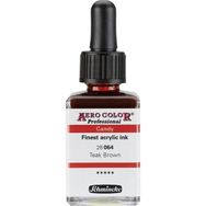 Schmincke Aero Color 064 Teak Brown 28 ml Akrilik Mürekkep