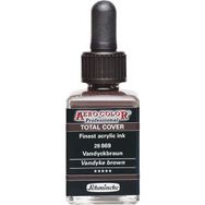Schmincke Aero Color 869 28 ML Vandyke Brown Akrilik Mürekkep