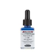Schmincke Aero Color 904 Metallic Blue 28 ML Akrilik Mürekkep