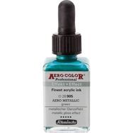 Schmincke Aero Color 905 Metallic Green 28 ML Akrilik Mürekkep