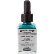 Schmincke Aero Color 905 Metallic Green 28 ml Akrilik Mürekkep