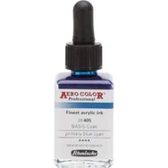 Schmincke Aero Color No:405 Primary Blue Cyan 28 ml Akrilik Mürekkep