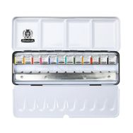 Schmincke Akademie 12 Renk 1 2 Tablet +12 Tablet Yeri 75 412 Sulu Boya