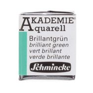 Schmincke Akademie Yarım Tablet Brilliant Green Sulu Boya
