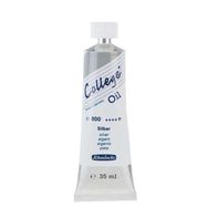 Schmincke College Oil 35 ml Silver Yağlı Boya
