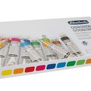 Schmincke HKS Designers' Gouache 12x20 ml Guaj Boya Ahşap Kutu Set