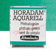 Schmincke Horadam Yarım Tablet Phthalo Green Sulu Boya