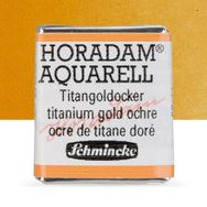 Schmincke Horadam Yarım Tablet Titanium Gold Ochre Sulu Boya