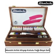 Schmincke Mussini 70 430 Artist Ahşap Kutulu Yağlı Boya Seti