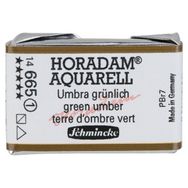 Schmincke Seri 1 665 Green Umber Horadam Aquarell Artist Tam Tablet Sulu Boya