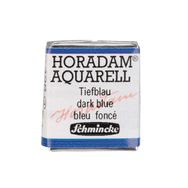 Schmincke Seri 3 498 Dark Blue Indigo Horadam Aquarell Artist Yarım Tablet Sulu Boya