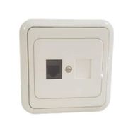 Schneider 1XRJ45 CAT5 Krem Priz