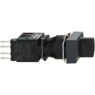 Schneider 3389110764574 0-1 Kalıcı Dikdörtgen Siyah Mandal Buton