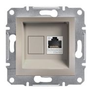Schneider 3606480728037 Electric Eph4700169 Asfora Bronz Tekli Rj45 Cat6 Utp Telefon Prizi