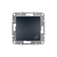 Schneider Electric Asfora Antrasit Çerçevesiz Zil İşaretli Light Buton Priz