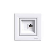 Schneider Electric Beyaz Asfora RJ45 CAT5E Çerçeveli Priz