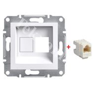 Schneider Electric Eph4770121 Asfora Beyaz Tekli Rj45 Cat6 Utp Data Prizi