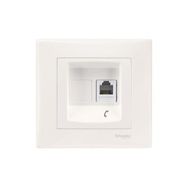 Schneider Electric Sedna Krem RJ11 Telefon Priz