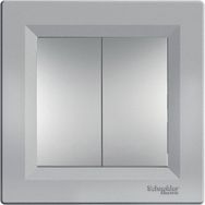 Schneider EPH0600161 Asfora Plus İkili Çerçevesiz Vidasız Alüminyum Vavien