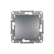 Schneider Eph0800162 Asfora Çelik Zil İşaretli Çerçevesiz Liht Anahtarı
