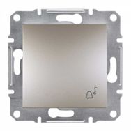 Schneider EPH0800169 Asfora Bronz Zil İşaretli Çerçevesiz Light Anahtar