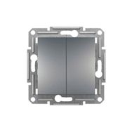 Schneider EPH1100162 Asfora Plus Çerçevesiz Vidasız Çelik Liht Komütatör