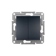 Schneider EPH1100171 Asfora Plus Çerçevesiz Vidasız Antrasit Liht Komütatör