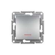 Schneider EPH1600161 Asfora Plus Alüminyum Çerçevesiz Vidasız Işıklı Liht Buton