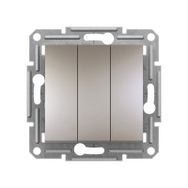 Schneider EPH2100169 Üçlü Asfora Çerçevesiz Anahtar