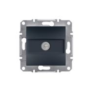 Schneider EPH3200171 Asfora Tekli 1Db Antrasit Sonlu TV Prizi