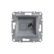 Schneider EPH4300162 Asfora Çelik RJ45 CAT5E Utp Telefon Data Prizi