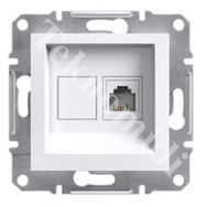 Schneider EPH4700121 Asfora Tekli Beyaz RJ45 CAT6 UTP Telefon Prizi