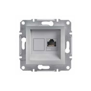 Schneider EPH4700161 Asfora Alüminyum Rj45 Tek Çıkışlı Telefon Prizi