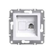 Schneider EPH4770121 Asfora Beyaz Çerçevesiz 1xRJ45 Cat6 Upt