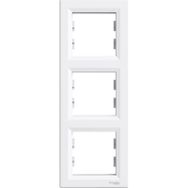 Schneider EPH5810321 Asfora Beyaz Dikey Üçlü Çerçeve