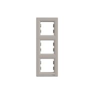 Schneider EPH5810369 Asfora Bronz 3'lü Dikey Çerçeve