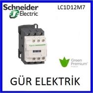 Schneider LC1-D12M7 220VAC 5.5kW 1NA+1NK Kontaktör