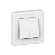 Schneider LNA0300321 Leona 10AX Beyaz Çerçeveli Komütatör