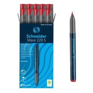 Schneider Maxx 220 S 0.4 mm Kırmızı 10'lu Asetat Kalemi