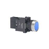 Schneider XA2-EW36M1 220VAC-DC Işıklı Yaylı Mavi Buton