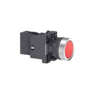 Schneider XA2EW34B2 24V AC/DC 1NK Kırmızı Işıklı Yaylı Buton