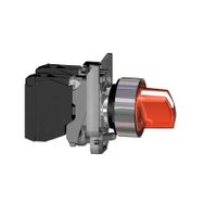 Schneider XB4-BK124B5 Korumalı Ledli Işıklı Kırmızı Mandal Buton