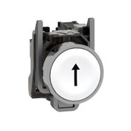 Schneider XB4BA3341 22 mm 1NA Yaylı Dönüşlü Beyaz Yukarı Ok İşaretli Buton