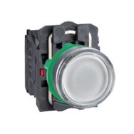 Schneider XB5-AW3165 1NA+1NK Işıklı Beyaz Yaylı Buton