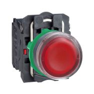 Schneider XB5-AW3465 1NA+1NK Işıklı Kırmızı Yaylı Buton
