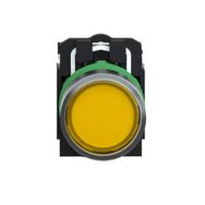 Schneider XB5-AW35B5 24V AC-DC Işıklı Sarı Yaylı Buton