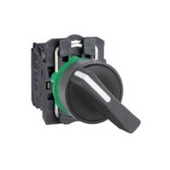 Schneider XB5AJ21 1NA 22 mm 2 Konumlu Siyah Uzun Mandallı Buton