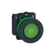Schneider XB5FW33B5 24VAC/DC 1NA+1NK Kırmızı Gömülü Işıklı Yaylı Ledli Kumanda Butonu